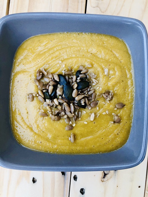 velouté de pois cassés et patate douce