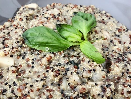 recette de quinotto aux champignons